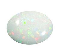 Arwacraft 4.00 Ratti Super Multifire Opal Stone Certified Natural White Opal Loose Gemstone con carta certificata--B0BY41N4MRNAMZ