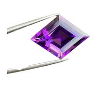 Arwacraft 4,25 Ratti -3,75 carati taglio Sakarpara gemma ametista naturale certificata in laboratorio gemma sciolta uomo o donna gioielli che fanno gemma-B0C55KDKMRNAMZ