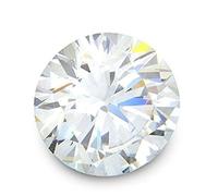 Arwacraft 7.25 Ratti 6.23 carati Bella Forma Rotonda Originale Certificato Naturale Cubic Zircon/American White Diamond Stone Loose Gemstone Per Uomini E Donne-B0D73NW6MRNAMZ, Piccolo, Gemma, Small
