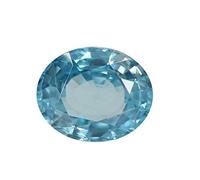 Arwacraft , I Natural Certified non riscaldato non trattato 5,25 Ratti - 4,85 carati I gemma di zircone blu di alta qualità I per uomini e donne S-B087D3ZYMRNAMZ
