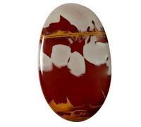Arwacraft Noreena Mc80-B08537BCMRNAMZ - Pietra preziosa naturale sfusa in diaspro ovale cabochon 34,7 ct, Small, Gemma