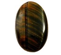 Arwacraft Occhio di tigre blu ovale cabochon naturale allentato gemma 35.7ct Nt36-B08QN3YCMRNAMZ, Small, Gemma
