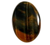 Arwacraft Occhio di tigre blu ovale cabochon naturale allentato gemma 41.7ct Op45-B09BNPTPMRNAMZ, Small, Gemma