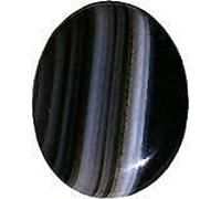 Arwacraft Stoneflex 7.25 Ratti Sulemani Hakik Stone Originale Certificato Naturale Onice Nero Gemma Per Uomo O Donna-B0D1TZ8SMRNAMZ