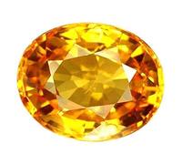 Arwacraft Sunehla Stone 7,25 carati citrino Sunela gemma certificata per uomini e donne (Lab Teste-B0C1KF4HMRNAMZ, Small, Gemma
