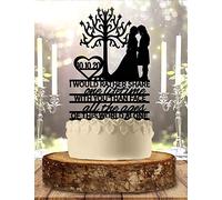 Arwen and Aragorn I Would Rather Share One Lifetime with You, topper per torta nuziale