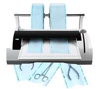 ARWIC Termosaldatrice Medica 100W Sigillatrice sottovuoto Speciale per Sacchetti di sterilizzazione con Macchina imballatrice taglierina per Sacchetti, Larghezza della Guarnizione di 300 mm