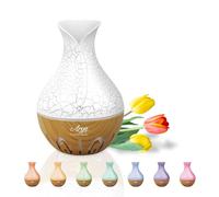 Arya HD Diffusore per Aromi ad Ultrasuoni Infrangibile, Tulip, Luce Multicolore, Silenzioso, Spegnimento Automatico, 4h di Autonomia, Capacità 130ml, Utilizzabile con Oli Essenziali