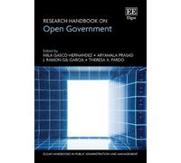 Aryamala Prasad Research Handbook on Open Government (Copertina rigida)