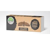 Aryan Herbals Coni di incenso fatti a mano, a basso fumo, realizzati con oli di erbe, senza carbone, di lunga durata, biodegradabili, ideali per puja, meditazione e aromaterapia (confezione da 12 (144