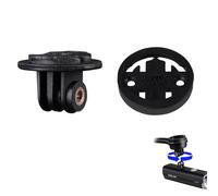 ARYIMYDP 1 Set Adattatore a Sgancio Rapido per Luce Anteriore Bici con Supporto e Base, Compatibile con Garmin e GoPro, Universale per Computer Bici e Fotocamera, Installazione Facile e Stabile