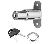 ARYIMYDP 1 Set Serratura 105 per Porte Scorrevoli, Kit Completo con Parti Superiori e Laterali, Facile Installazione per Armadi e Porte Scorrevoli, Lavorazione di Qualità per Lunga Durata