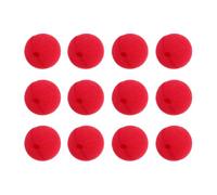 ARYIMYDP 12 nasi rossi: nasi da clown; adatti per giochi di ruolo, trucco, circo, Halloween, Natale, spettacoli comici o feste di compleanno a tema.