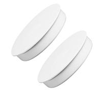 ARYIMYDP 2 Pezzi Copertura per Tubo di Ventilazione 100mm con Coperchio a Molla, Copertura Protettiva per Tubo di Scarico e Fognatura, Valvola per Tubo di Pioggia 100mm in PVC per Tappo di Bocco