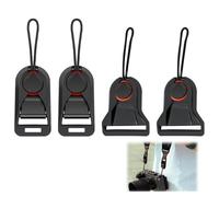 ARYIMYDP 4 Pezzi Supporti per Cinghia a Sgancio Rapido per Tracolla Fotocamera, due Modelli per Diverse Misure Camera Strap
