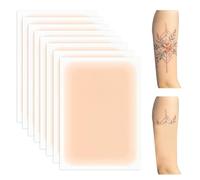 ARYIMYDP 8 Pezzi Cerotti Copri Tatuaggi Pelle Chiara - Impermeabili per Nascondere Cicatrici e Tatuaggi - Aspetto Naturale con Bordi Sfumati, Tagliabili su Misura per Copertura Senza Giunture