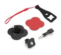 ARYIMYDP Accessorio per Action Camera, Supporto Adesivo Universale per GoPro, Insta360, Supporto da Casco per Moto, Bici, Adatto per Superfici Curve e Piane