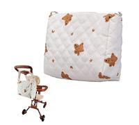 ARYIMYDP Borsa Mamma Elegante con Ricamo Carino, Borsa Universale per Passeggino, Leggera ma Spaziosa, Design Funzionale per Mamme Moderne, Perfetta per Fare Shopping, Gite e Mezzi Pubblici