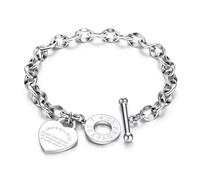 ARYIMYDP Bracciale per STAY in Acciaio Inossidabile con Fibbia OT, Incisione You Can't Stop Me Loving Myself, Gioiello Unisex con Simbolo Ufficiale, Accessorio per la Community di Appassionati