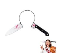 ARYIMYDP Cerchietto Halloween in Testa, Accessorio Horror con Effetto Sangue, Regalo Originale, Leggero e Comodo per Cosplay