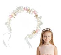 ARYIMYDP Corona Flores Niña Regolabile, Regalo Niña Comunion, Coroncina Fiori Flores para el Pelo per Capelli da Matrimonio, Compleanno, Festa