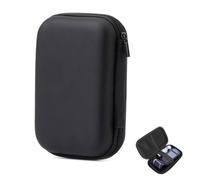 ARYIMYDP Custodia Protettiva Nera Compatibile OneTouch Ultra Plus Reflect, Borsa per Glucometro con Tasca a Rete per Strisce e Accessori
