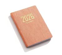 ARYIMYDP Mini Agenda 2026 Tascabile, Planner Settimanale, Carta Anti-Trasparenza, Ideale per Donne e Uomini, Studio e Come Regalo