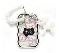 ARYIMYDP Porta Photocard con Cordino Estensibile, Custodia Trasparente per Tessere del Trasporto e Badge Lavoro, Esponi le Tue Foto degli Idols, Regalo per Collezionisti e Fan