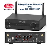 Arylic BP50 Preamplificatore Bluetooth Phono + Line DAC ESS 5.2 aptX HD HDMI ARC