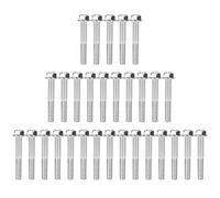 Arythia 30 Pezzi Bullone M8x55 per Cilindro, Viti ad Alta Durezza per Motore, Ricambi per Generatori Affidabili, per Generatore a Benzina 168F 170F, Bulloni Motore