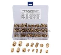 Arythia 420 Pz Inserti Filettati per Plastica, Boccole Filettate in Ottone M2 M3 M4 M5, Inserti a Caldo per Stampa 3D, Dadi da Incasso per CNC e Alloggiamenti