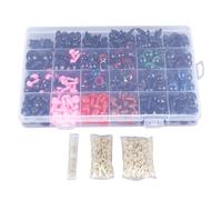 Arythia 868 Pezzi Occhi di Sicurezza per Amigurumi e Nasi, Occhi di Plastica per Peluche e Pupazzi, Kit Fai da Te per Creazione Bambole con Rondelle 6 10 15 mm