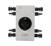 Arythia Interruttore Sezionatore Solare DC 1000V 32A, IP66 Impermeabile per Pannelli Fotovoltaici, Commutazione Rapida <5ms, Blocco a 3 Posizioni, per RV Barca