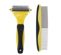 Arythia Kit Slanatore Cani, Spazzola Cane Pelo Lungo, Cardatore per Cani, Spazzola per Cani e Gatti con Denti 11 & 23, Pettine per Gatti per Cani a Pelo Lungo