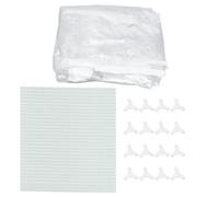 Arythia Piccola Serra da Balcone, 4 Ripiani Portatile per Piante con Copertura in PVC, Miniserra da Giardino per Patio, Terrazzo, Esterno, Inverno