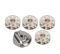 Arythia Set 6 Pezzi Porta Spolina per Singer 221, Accessori Macchina da Cucire in Metallo Resistente, Ricambi Singer Featherweight per 221 222 301
