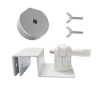 Arythia Supporto per Grondaia Mini Dish, Staffa Montaggio Antenna Satellitare in Lega di Alluminio, Montaggio Dish Regolabile Angolo Flessibile, Resistente alle Intemperie