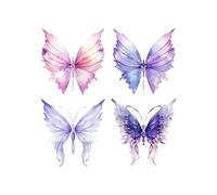 ARYU 4 Pezzi Adesivi Glitterati Per Uomini E Donne Adesivi Per Tatuaggi Impermeabili Di Lunga Durata Modello Di Stampa Per Bambini Braccio Farfalla Per Bambini 11,5 * 12 Cm