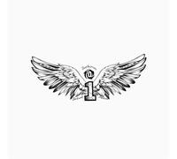 ARYU Back Herbal Tattoo Stickers For Men Waterproof And Long-Lasting Flower Chest Wings Simulation Tattoo Semi-Permanent Juice Large Picture Female Back Waist 28 * 16cm