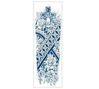 ARYU Succo Di Erbe Autoadesivi Del Tatuaggio All'Ingrosso Grande Modello Fiore Braccio Braccio Pieno Della Durata Di 15 Giorni Senza Sbiadire 15.5 * 46.5 Cm Gzqb-50
