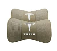 arzarf Auto Poggiatesta Cuscino Cervicale, per Tesla Model 3 Model S Model Y/X poggiatesta Auto Allevia Il Dolore alla Schiena e al Collo Accessori Interni,A