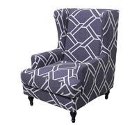 ARZARF Copripoltrona Wingback con Fodera per Cuscino T-Seat,Elasticizzata Fodera Protettiva per Poltrona con Schienale Alto,Facile da Pulire e Installare(Style 8)