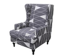 ARZARF Copripoltrona Wingback con Fodera per Cuscino T-Seat,Elasticizzata Fodera Protettiva per Poltrona con Schienale Alto,Facile da Pulire e Installare(Style 3)
