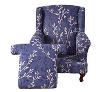 ARZARF Copripoltrona Wingback,Elasticizzato Copripoltrona Wingback con Fodera per Cuscino T-Seat,Antiscivolo e Antirughe,per Poltrona Soggiorno Camera da Letto(Style 5)