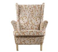ARZARF Copripoltrona Wingback,Elasticizzato Copripoltrona Wingback con Fodera per Cuscino T-Seat,Antiscivolo Poltrona con Fondo Elastico per Soggiorno Camera da Letto(Style 6)