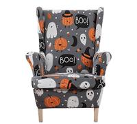 ARZARF Copripoltrona Wingback,Elasticizzato Copripoltrona Wingback con Fodera per Cuscino T-Seat,Antiscivolo Poltrona con Fondo Elastico per Soggiorno Camera da Letto(Style 1)