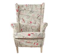 ARZARF Copripoltrona Wingback,Elasticizzato Copripoltrona Wingback con Fodera per Cuscino T-Seat,Antiscivolo Poltrona con Fondo Elastico per Soggiorno Camera da Letto(Style 7)