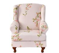 ARZARF Moderna Copripoltrona Wingback,Elasticizzato Stampa Copripoltrona Wingback con Fodera per Cuscino T-Seat,per Poltrona Soggiorno Casa Hotel,Quattro Stagioni(Style 7)