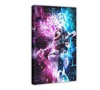 ARZARF Poster del film Harley Quinn 15, decorazione per camera da letto, sport, ufficio, camera da letto, regalo, con cornice, 40 x 60 cm