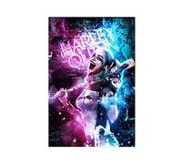 ARZARF Poster del film Harley Quinn, 15 poster su tela, decorazione artistica da parete per soggiorno, camera da letto, decorazione senza cornice, 30 x 45 cm